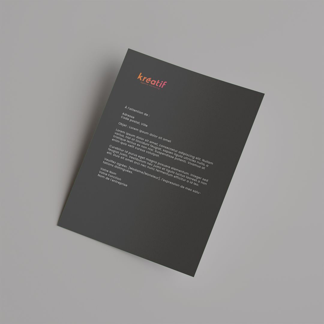 En-têtes de lettres